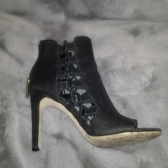 BCBG leather peep-toe heel - Picture 4 of 4